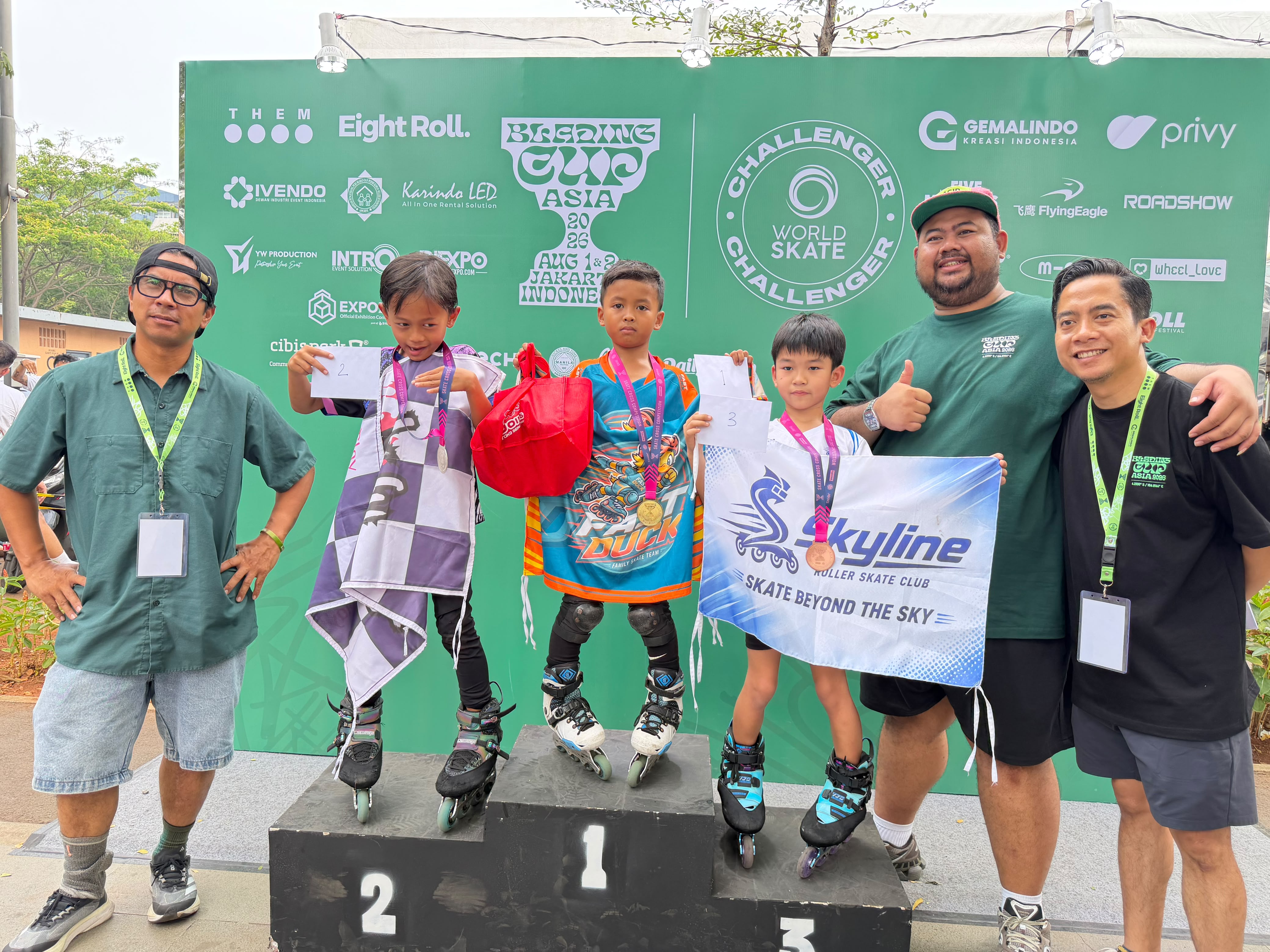 Glenn Raih Juara 3 BladingCup SkateCross 2026