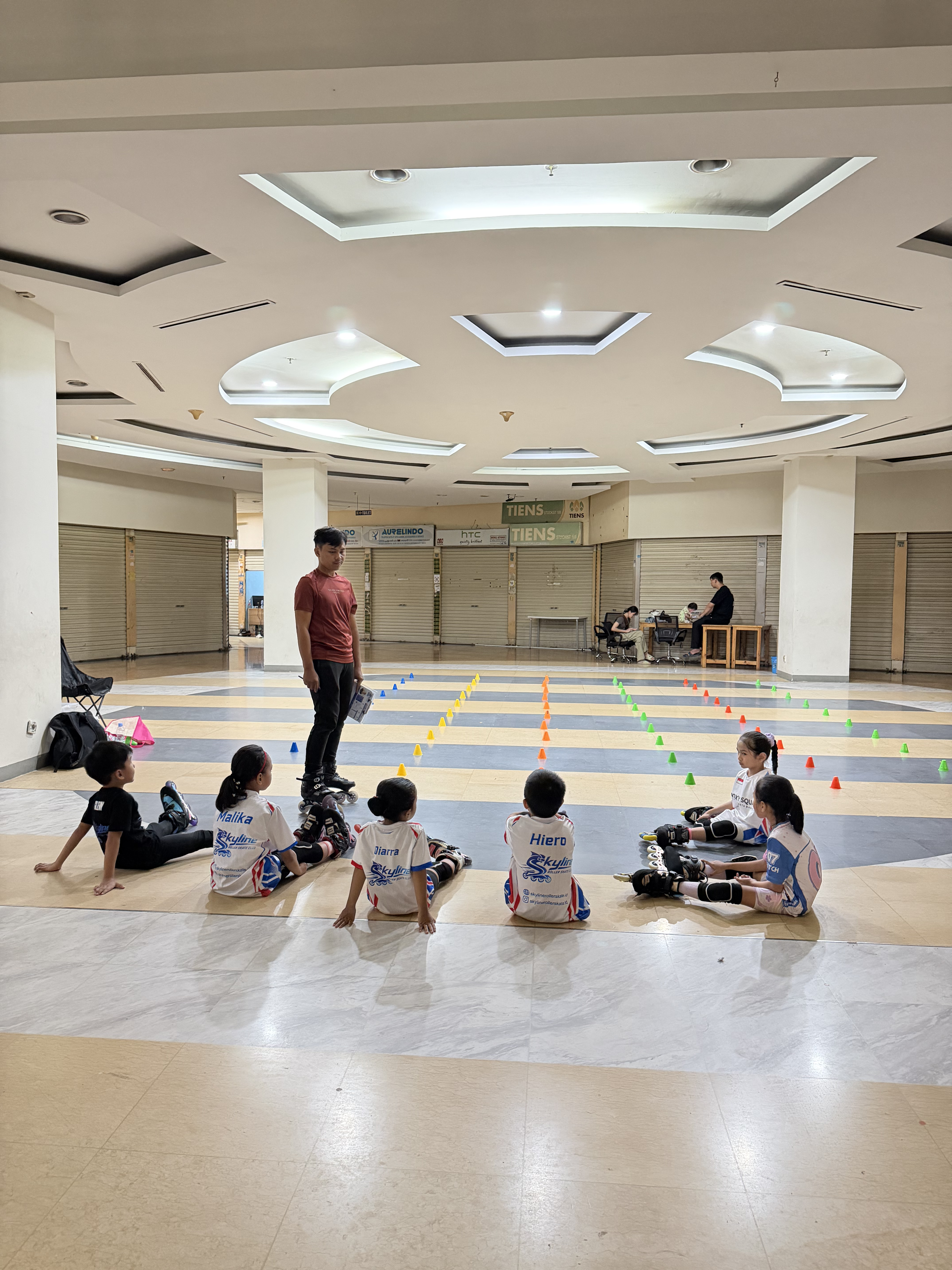 Area latihan di Roxy Square